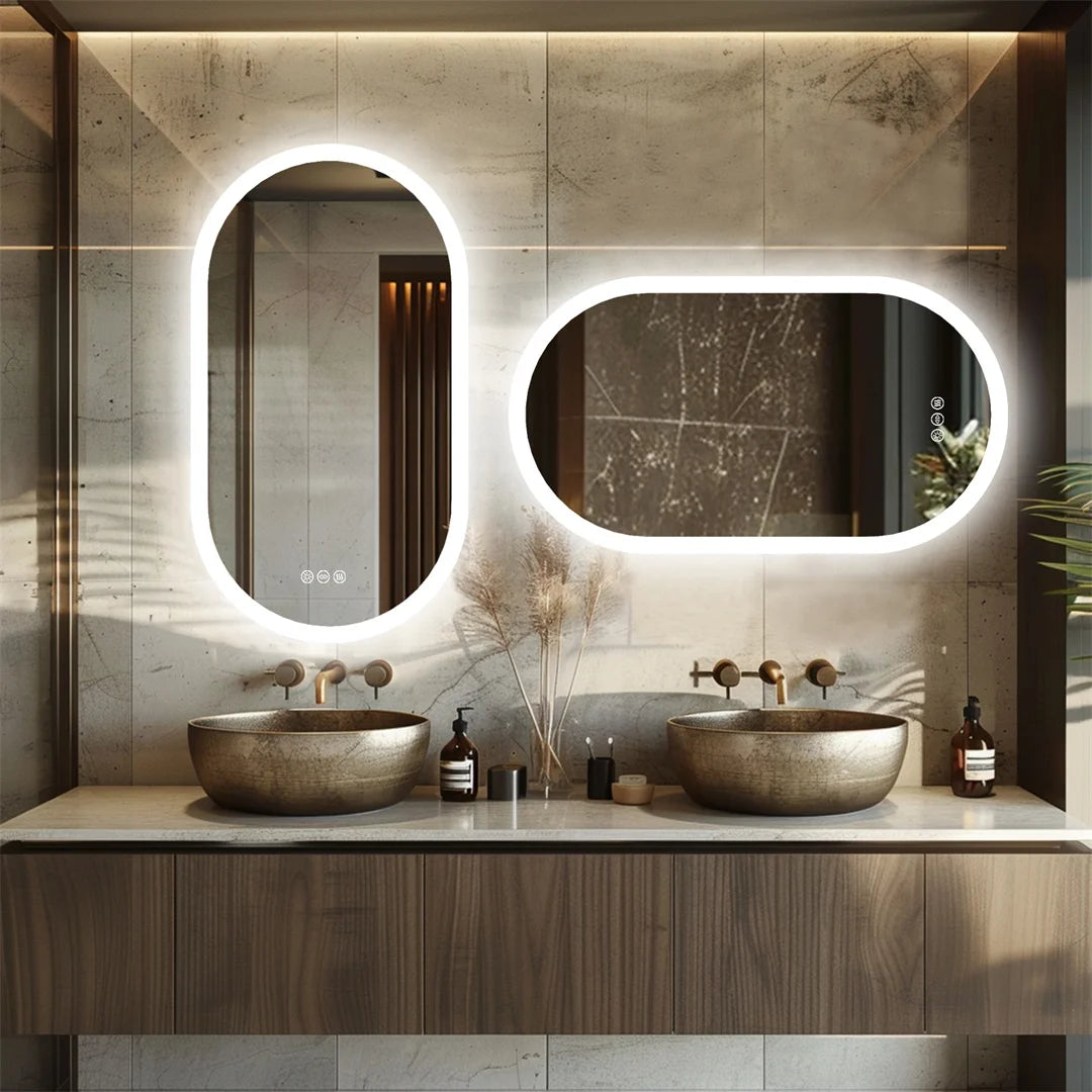 Waterproof Illuminate Bathroom Light Vanity Mirror LED